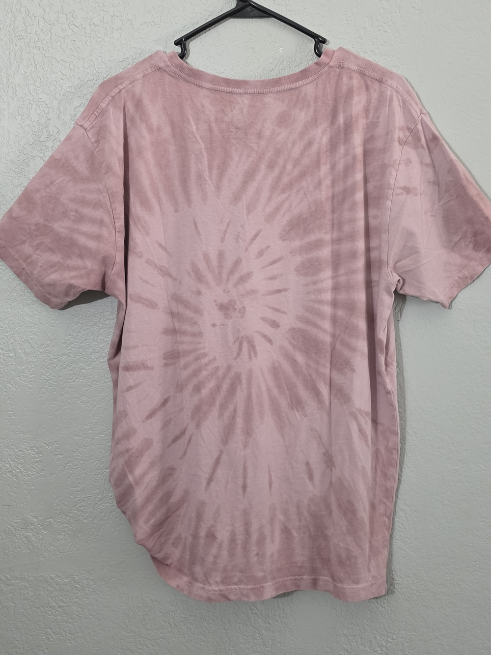 The Rolling Stones Pink Tie-Dye Tee with Floral Tongue Graphic Womens Large - Picture 5 of 9